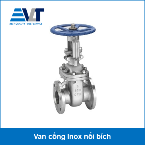 Van cổng Inox nối bích